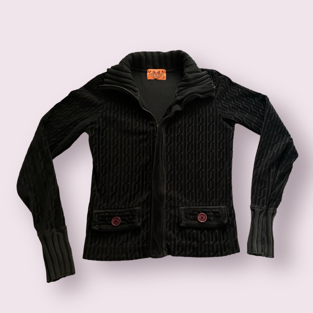 Vintage Juicy Couture Zip-up Cardigan Sweater